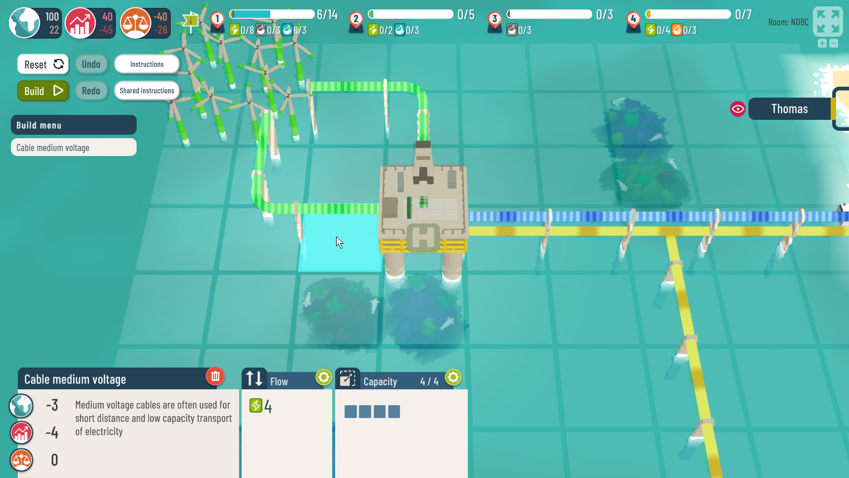 Offshore Energy Game